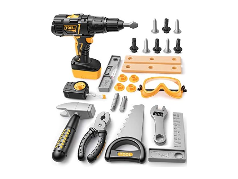 Geyiie Pretend Play Tool Kit