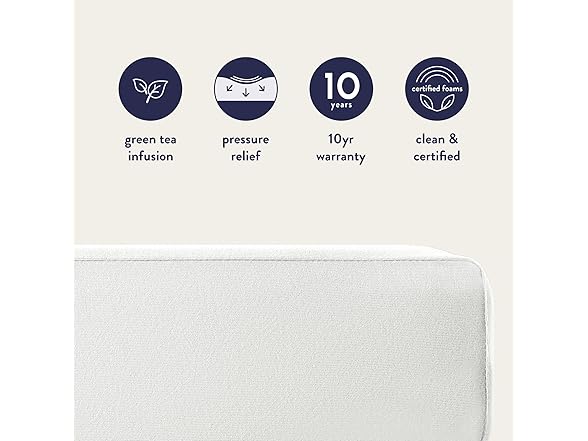 Twin Bed-in-a-Box Green Tea Mattress