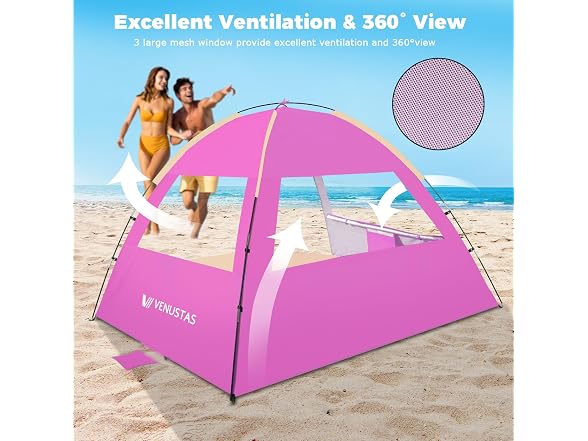 Venustas Beach Tent Sun Shelter UPF 50+