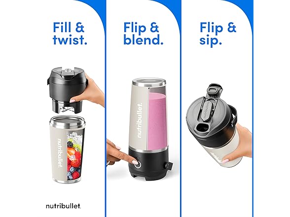 nutribullet Flip Portable Blender with Insulated Cup - Gallery 3