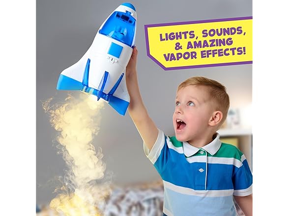 Amazing Vapor Rocket w Astronaut Action Figure