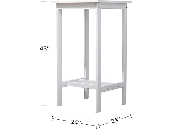 Vifah V1357 Bradley Outdoor Wood Bar Table
