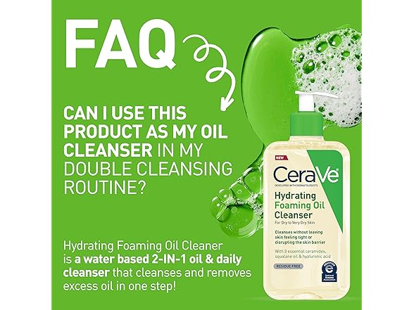 CeraVe Hydrating Foaming Oil Cleanser 8oz
