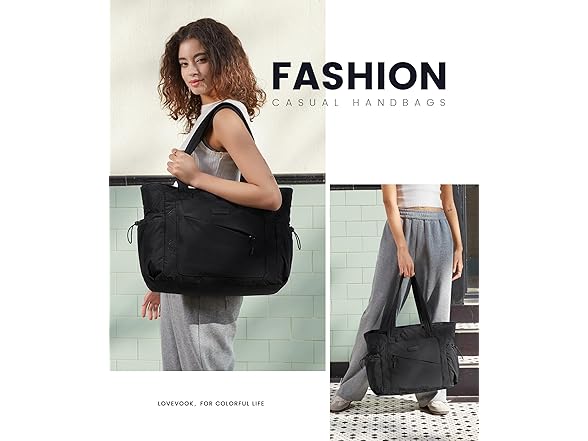 Puffer Bag and Work Bags with Zipper