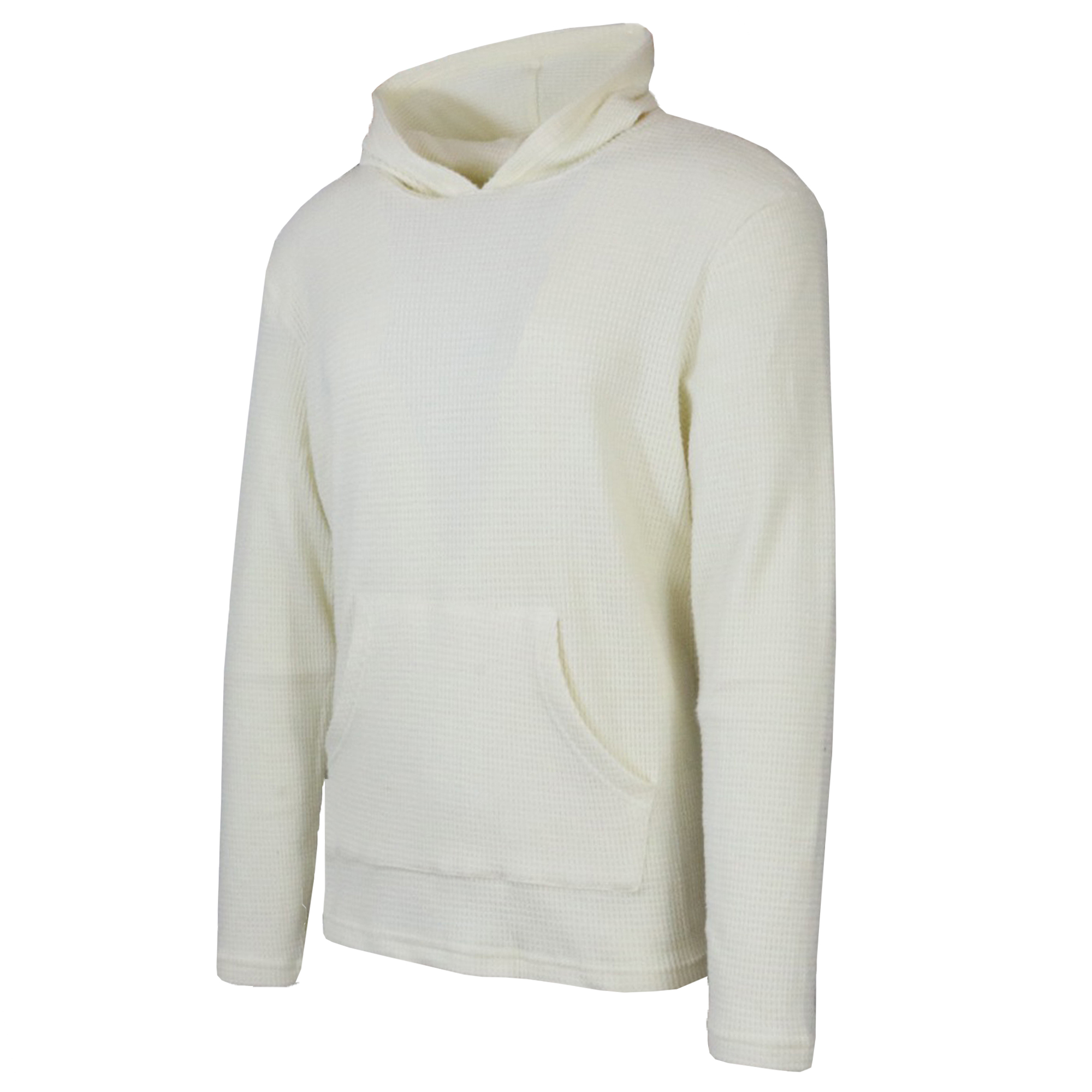 3Pk Mens Waffle Thermal Pullover Hoodie - Gallery 23