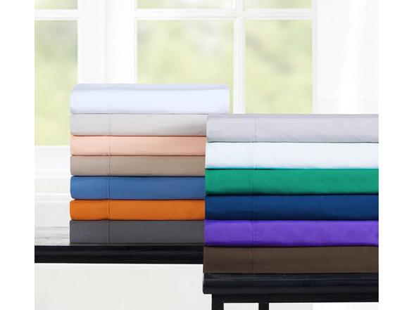 Bibb Home Bamboo 6-Pc Luxury Sheet Set