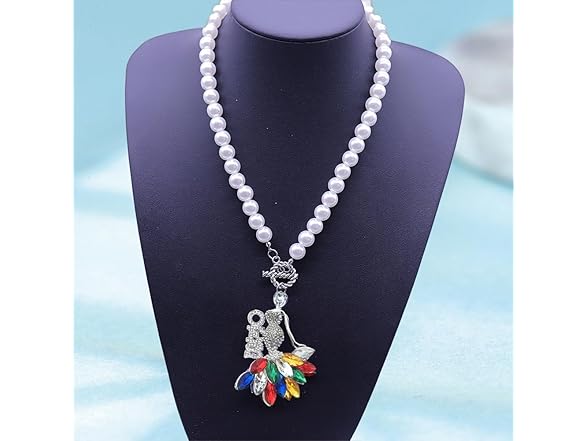 Masonic Pearl Star Necklace