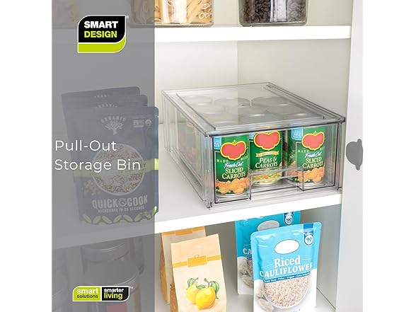 Smart DesignLarge Pull-Out Storage Bin