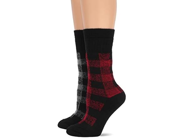 Wise Blend Wool 2Pack Socks (M) Red