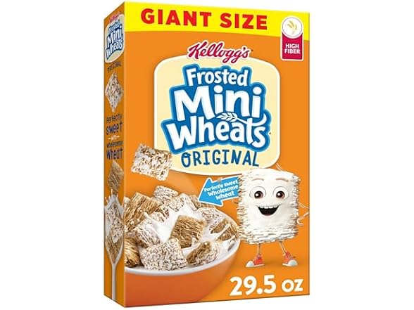Kelloggs Frosted Mini-Wheats Breakfast Cereal