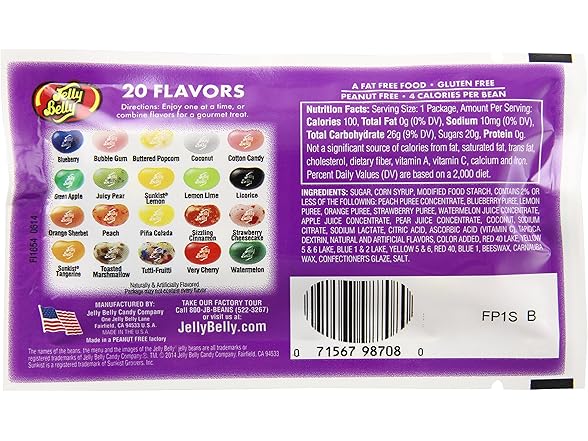 Jelly Belly "Thank You" Jelly Beans, Assorted, 30PK