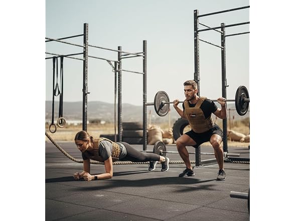 Khaki Tactical Weighted Vest