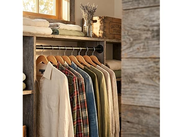 Suptinwear Premium Wooden Hangers 20 Pack