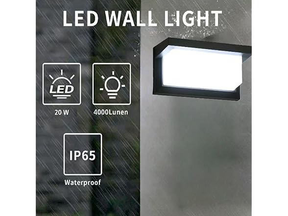 Caniuev Outdoor Wall Lights