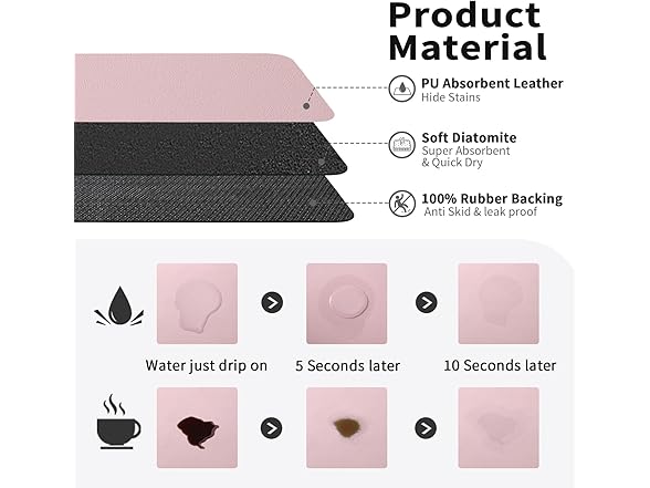 HotLive Coffee Mat- Pink