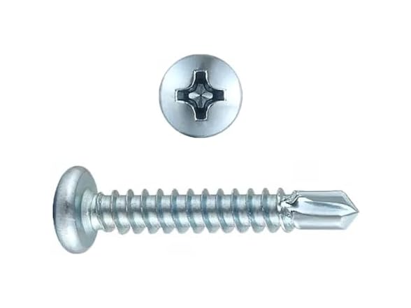 #14x1 TEK Screws SS Grade 410 100Pcs