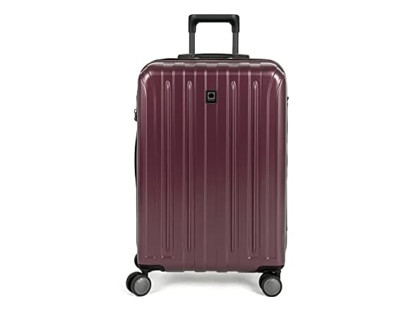 DELSEY PARIS Titanium Hardside Spinner, Checked Medium, 25-in.