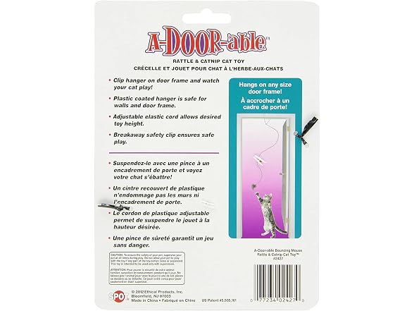 SPOT A-Door-Able Bouncing Mouse Rattle Toy