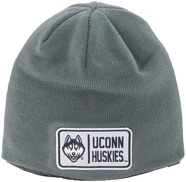 ZHATS Standard NCAA Officially Licensed Beanie Edge Patch Defer Gray