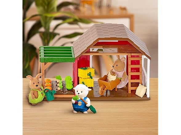 Li’l Woodzeez Happy Harvest Farm Playset