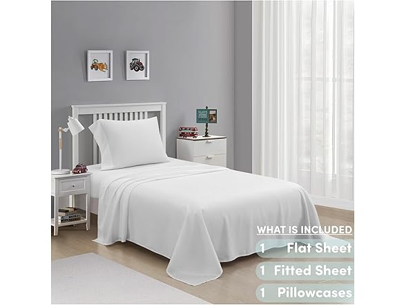 Heritage Kids 3-Piece Twin Sheet Set