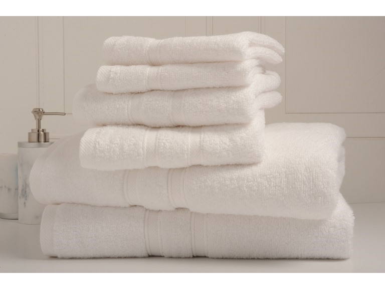 6-Piece Zero Twist Cotton Towel Set