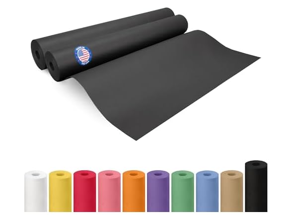 Black Paper Roll 24" x 1200" (100 feet)