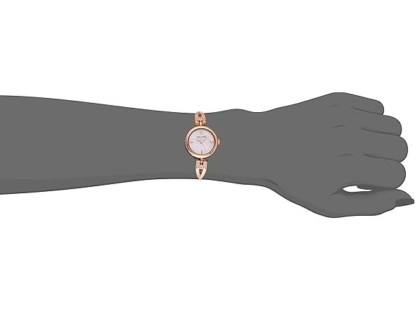 Anne Klein Women Rose Gold Watch & Bracelet Set - Gallery 7