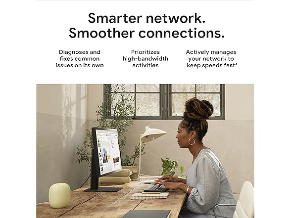 (3 PACK) (NEW) Google Nest WiFi Pro Mesh Router (Wi-Fi 6E)