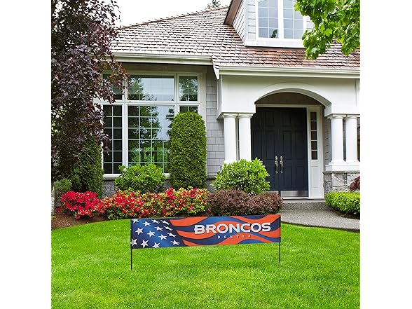 BRONCOS NFL Lawn Banner