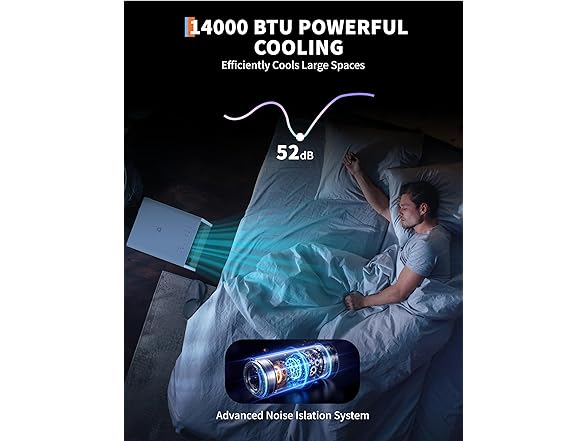 GAOMON 14,000 BTU Air Conditioner Portable, 3-i