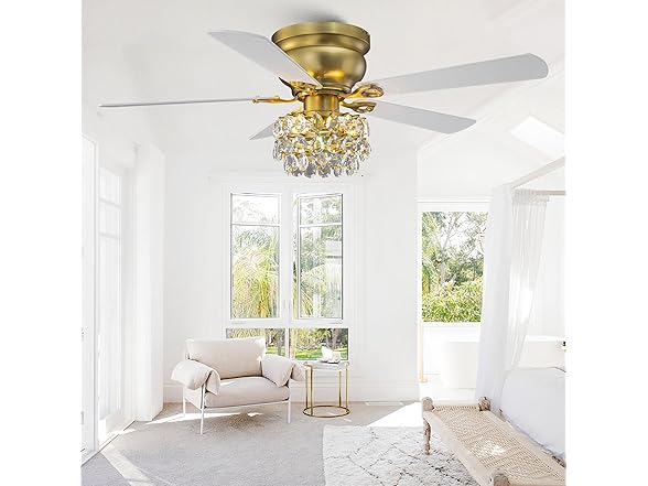 Parrot Uncle F5002 48" Flush Mount Ceiling Fans