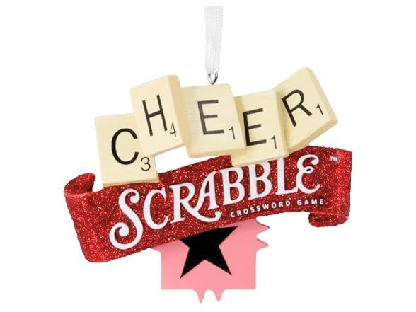 Hallmark Hasbro Scrabble Christmas Ornament