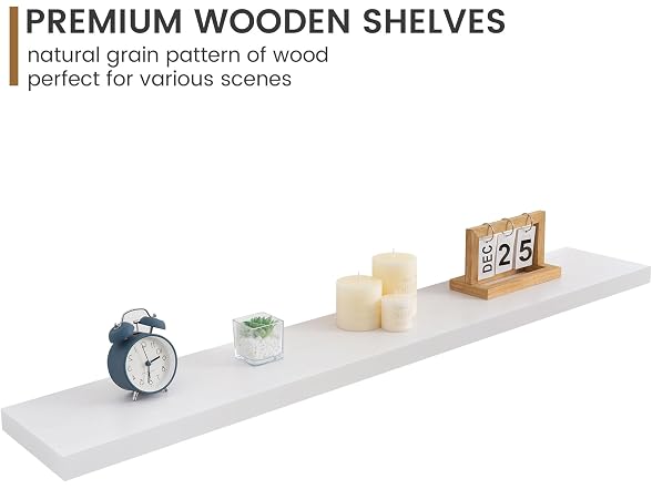 48 Inch Floating Shelves for Wall, Deep