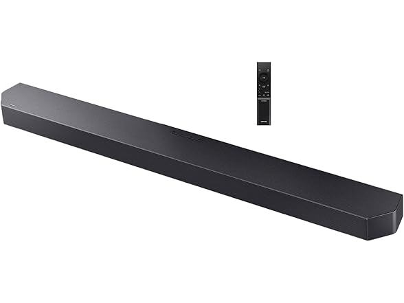 Samsung Q-Series Sound Bar for Smart tv, HW Q600F 3.1.2 ch Subwoofer (2025 Model) SpaceFit Sound Pro, Q-Symphony, Adaptive Sound (Open Box)