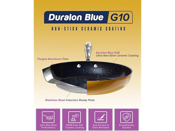 Nuwave Lux 13-Piece Premium Cookware Collection Yellow - Gallery 2