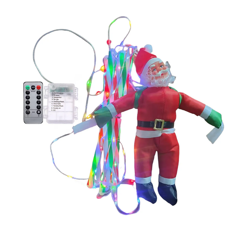 Solava SANTALAD Climbing Santa LED Ladder Lights - Gallery 17