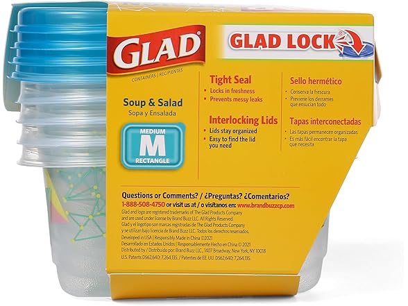 Glad GladWare Design Series Food Storage Containers