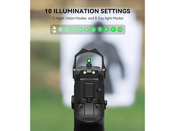 VOTATU PMD506-G Multiple Reticle Green Dot Sight