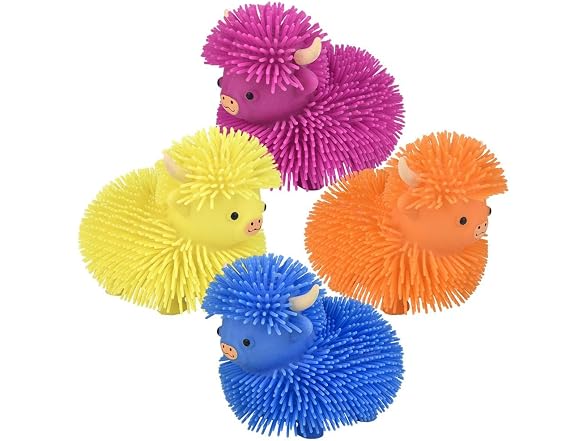 Rhode Island Novelty 5" Highland Cow Puffer