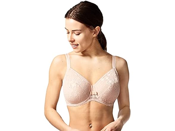 Chantelle Womens Day to Night Unlined Full Coverage Bra (32D)