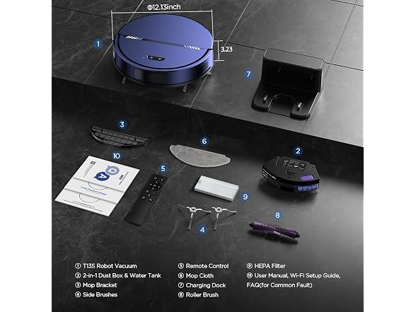 UMMUND Robot Vacuum and Mop Combo