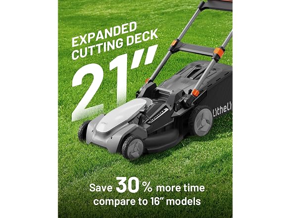 Litheli 21" Cordless Lawn Mower (Push)