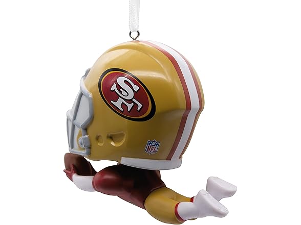 49ERS Christmas Ornament