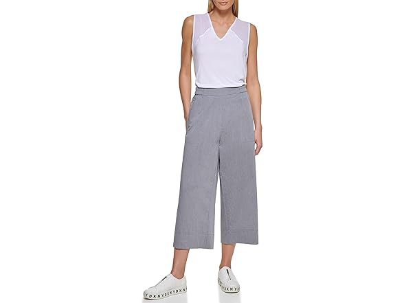 DKNY Pull On Career Pant (XL) Gray
