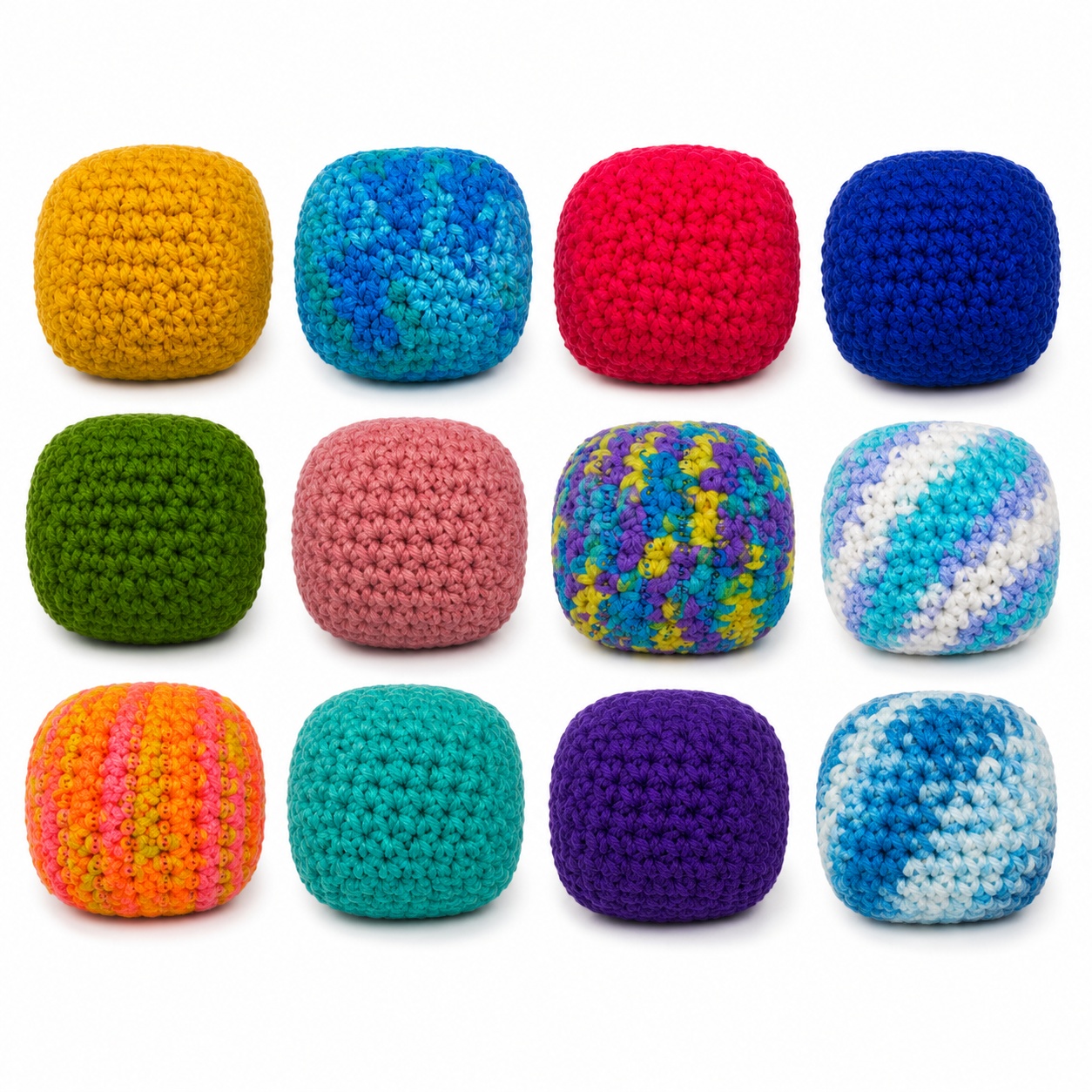 12-Pack Hacky Sacks - Colorful Footbags - Gallery 5