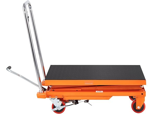 VEVOR Hydraulic Lift Table Cart, 330lbs