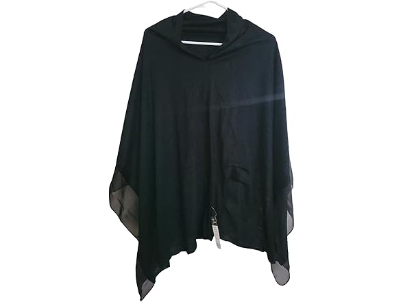 Jack and Missy Black Poncho