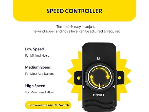 Simple Deluxe 4" Inline Booster Duct Fan