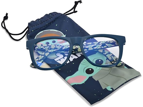 Star Wars Baby Yoda Glasses w-Pouch